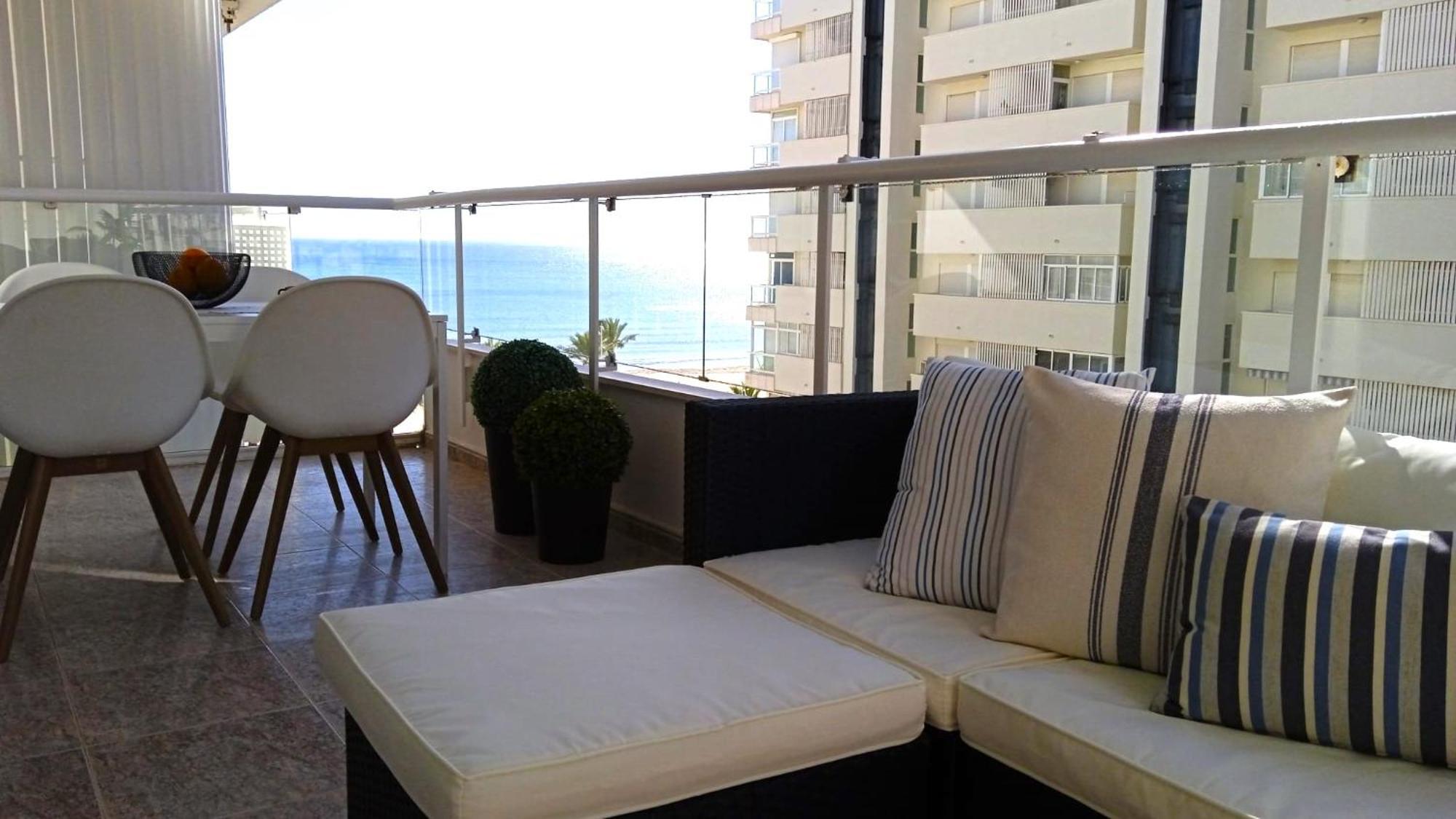 Apartamento Frente Al Mar Cullera Bagian luar foto