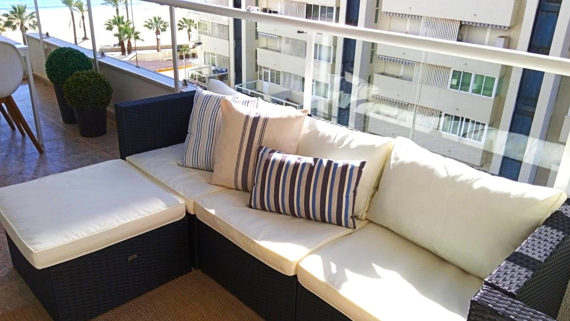 Apartamento Frente Al Mar Cullera Bagian luar foto