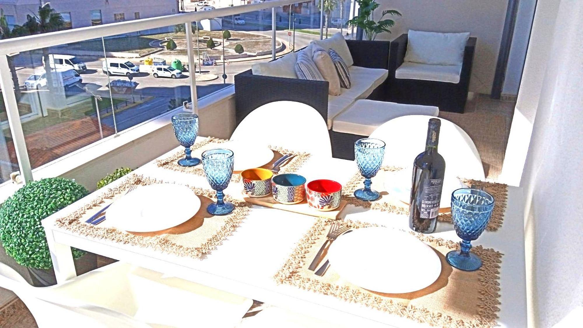 Apartamento Frente Al Mar Cullera Bagian luar foto